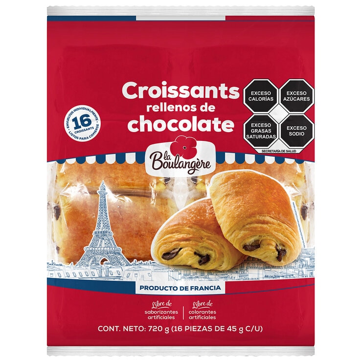 La Boulangere Croissant Relleno de Chocolate 720 gr  — Imagen 1 de 4