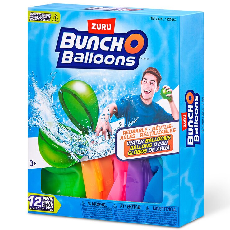 Bunch O Balloons Globos de Agua Reutilizables 12 pk  — Imagen 2 de 4