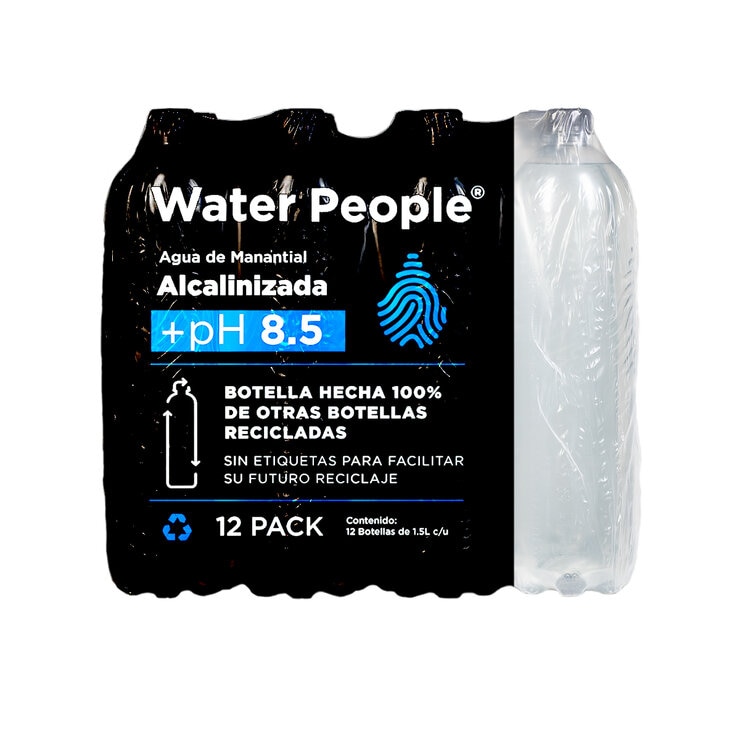 Water People Agua Alcalina 12 pzas de 1.5 l — Imagen 1 de 2