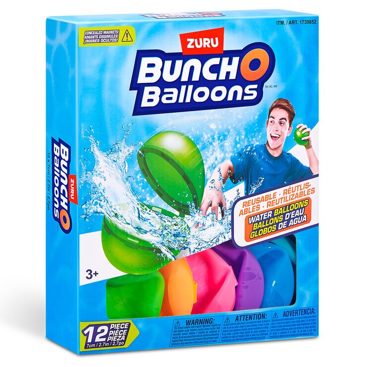 Bunch O Balloons Globos de Agua Reutilizables 12 pk  — Imagen 4 de 4