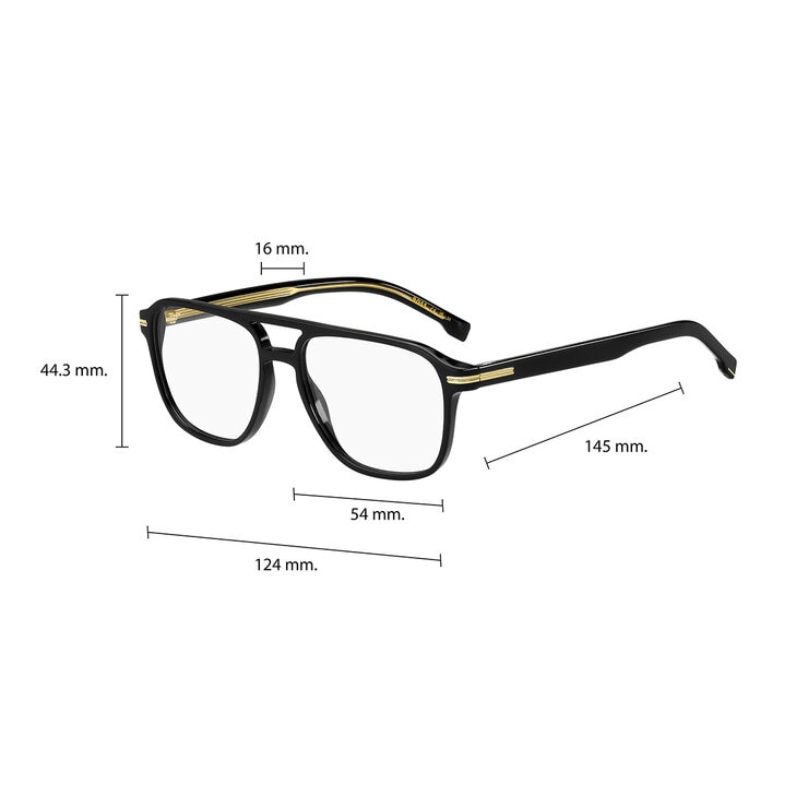 HUGO BOSS 1600 Armazón Oftálmico — Imagen 3 de 4