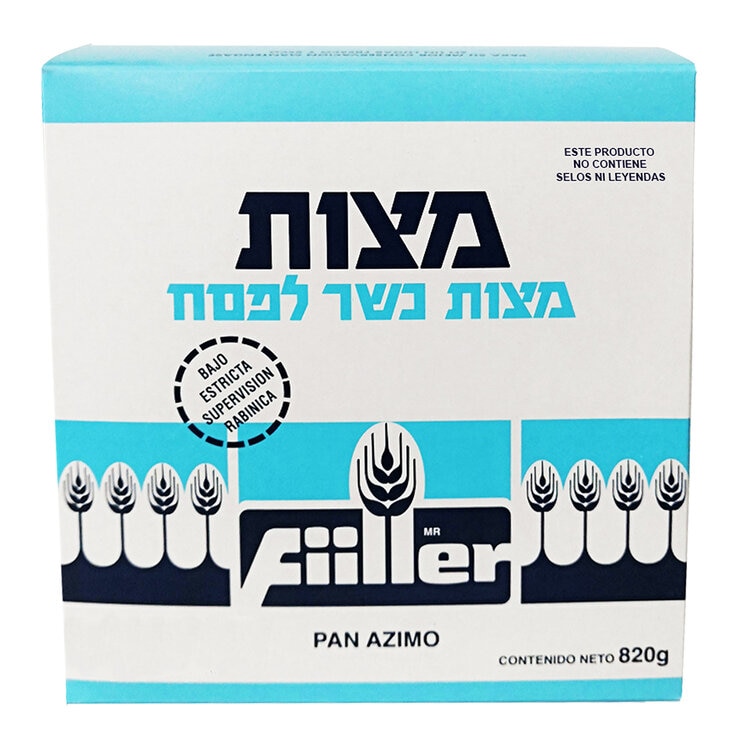 Fiiller Pan Matzá Natural 820 gr — Imagen 1 de 2