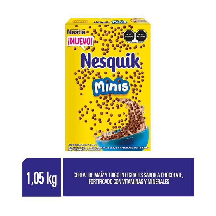 Nesquik Minis Cereal Sabor a Chocolate 1 kg — Imagen 4 de 4