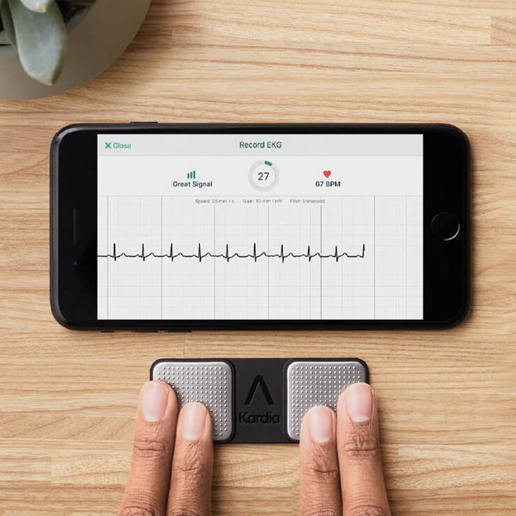 Omron KardiaMobile System transmisor y receptor de electrocardiograma — Imagen 3 de 4