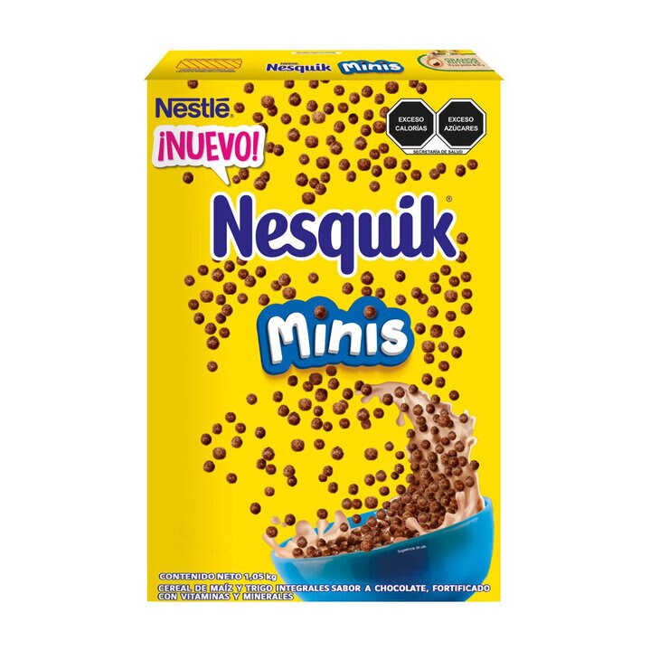 Nesquik Minis Cereal Sabor a Chocolate 1 kg — Imagen 1 de 4