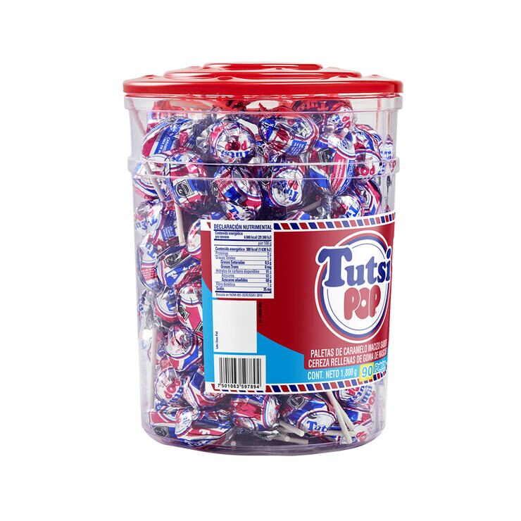 Tutsi Pop Paletas de Caramelo 90 pzas — Imagen 3 de 4