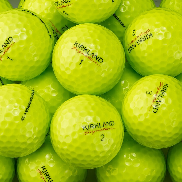 Kirkland Signature Pelotas de Golf Amarillas — Imagen 2 de 4