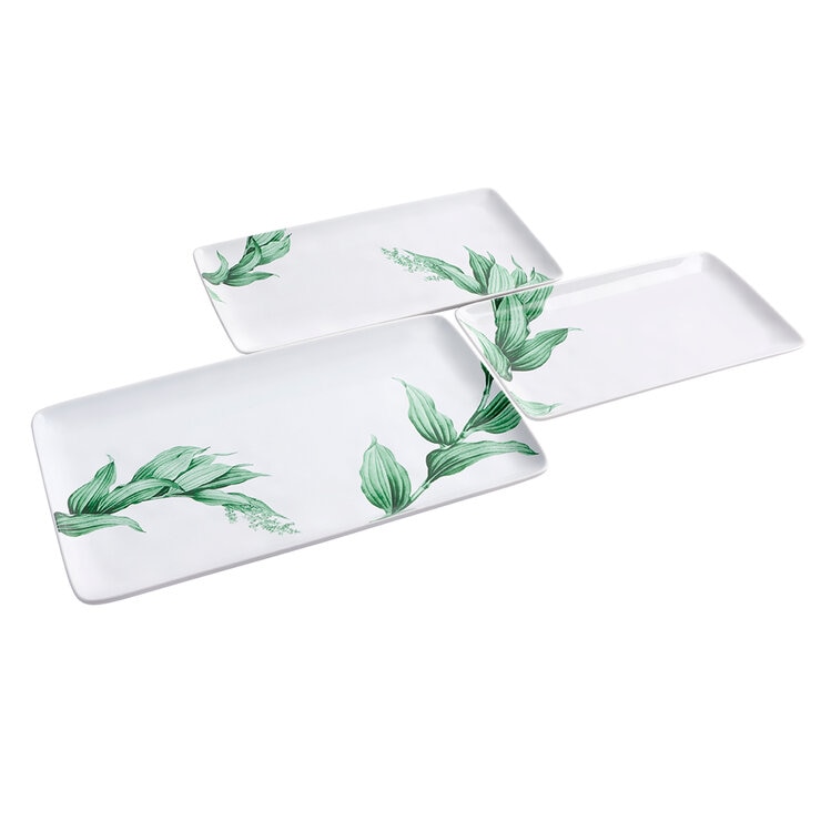Trudeau Platos Para Servir de Porcelana 3 piezas — Imagen 3 de 3