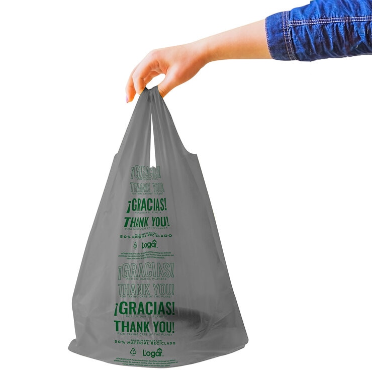 Logar Bolsas Tipo Camiseta 750 pzas — Imagen 3 de 3