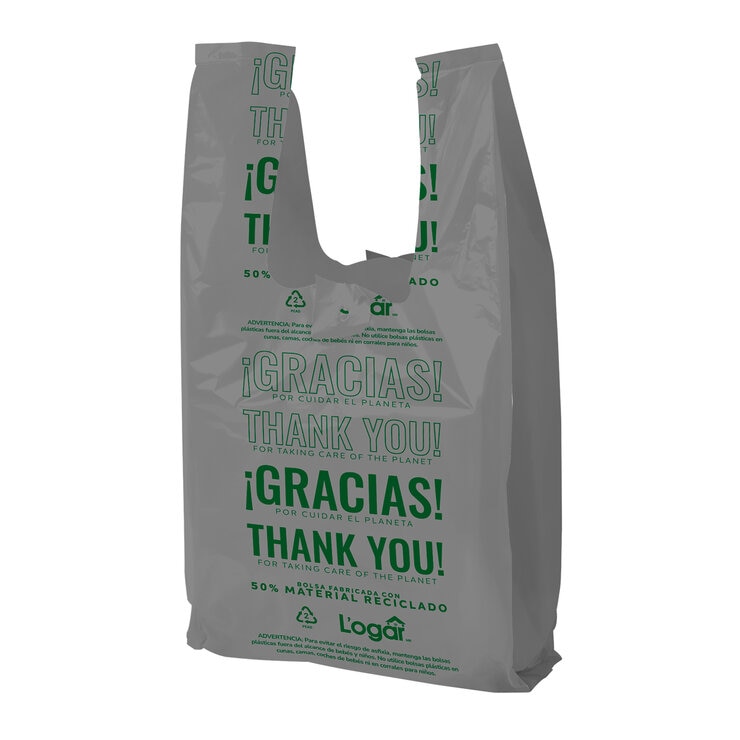 Logar Bolsas Tipo Camiseta 750 pzas — Imagen 2 de 3