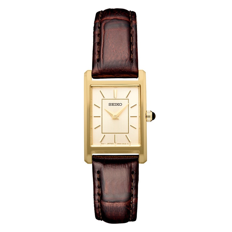 SEIKO SWR066 LDS WATCH PIEL, CHAMPAGNE — Imagen 1 de 3