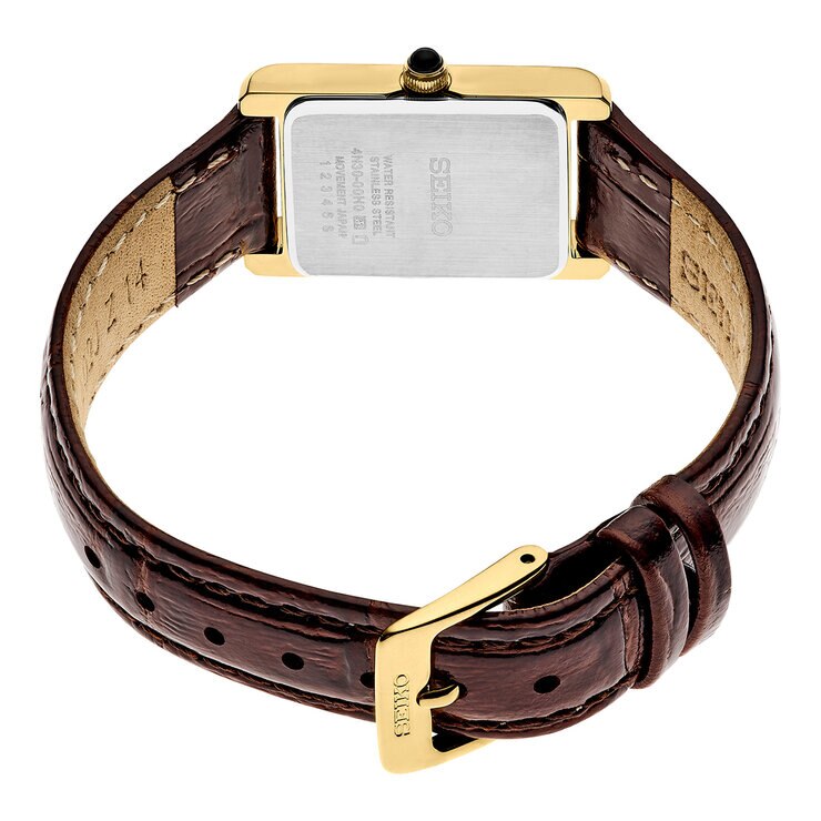 SEIKO SWR066 LDS WATCH PIEL, CHAMPAGNE — Imagen 2 de 3