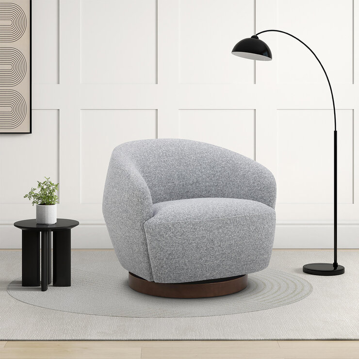 Gilmancreek Furniture, Silla Giratoria de Tela  — Imagen 1 de 4