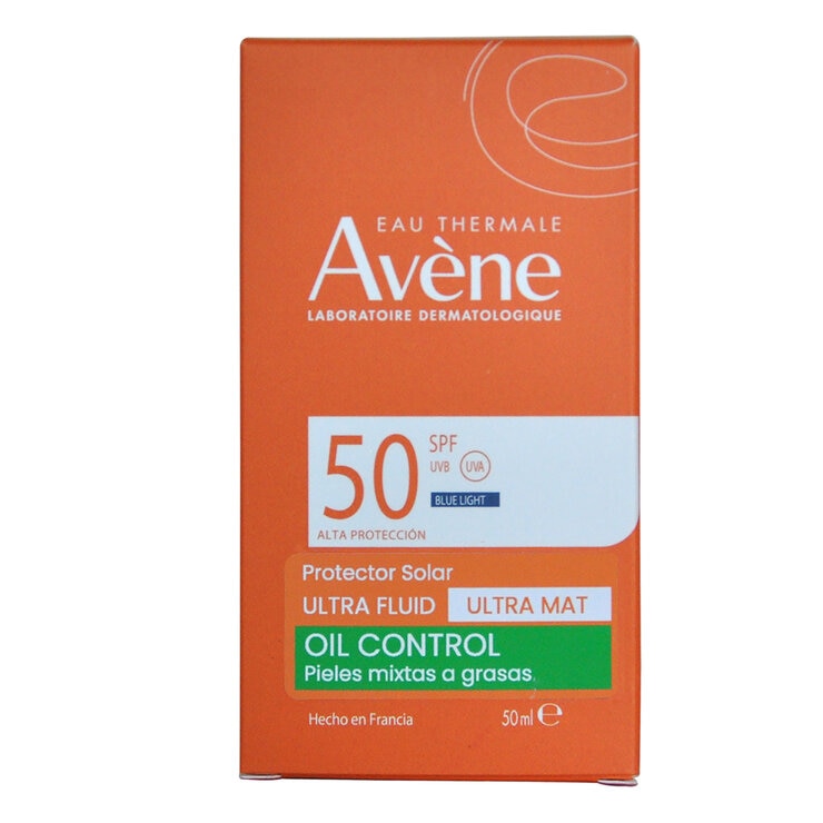 Avene Ultra Fluid Ultra Mat Protector Solar FPS50+ 50 ml — Imagen 2 de 3