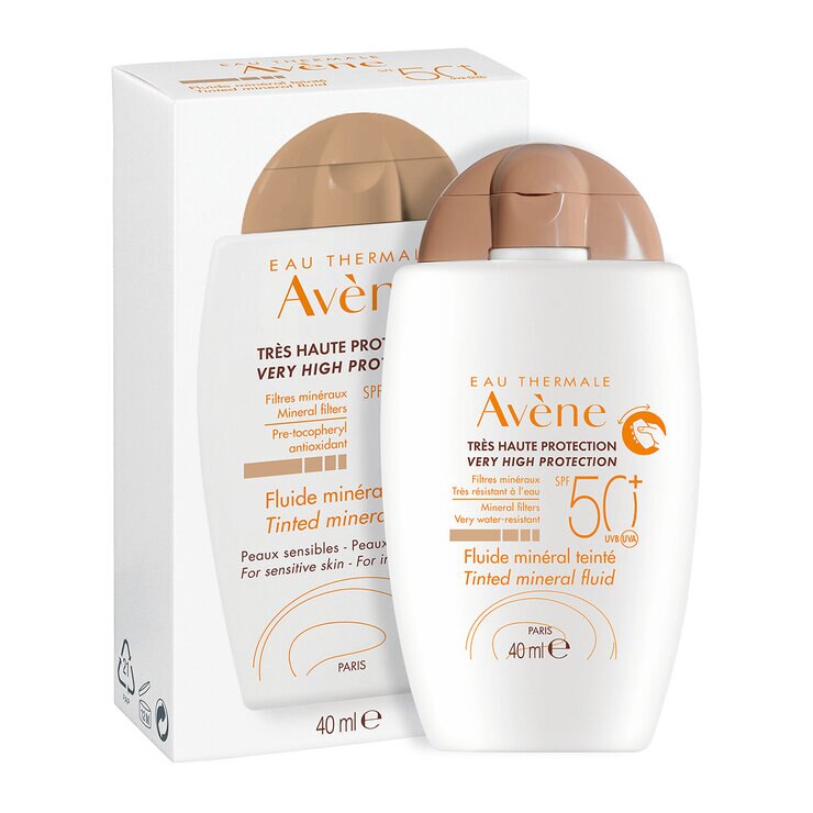 Avene Fluido Mineral con color FPS 50+ 40 ml — Imagen 2 de 4