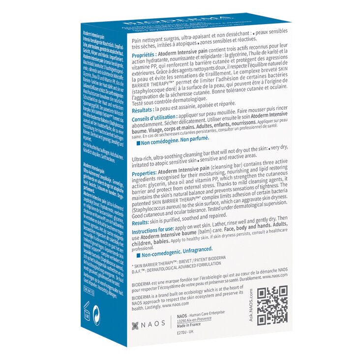 Atoderm Barra Limpiadora 150 gr — Imagen 2 de 3