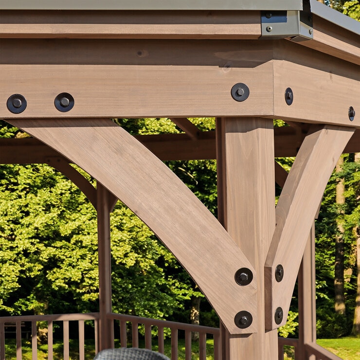 Yardistry, Gazebo octagonal de 4.27m — Imagen 3 de 4