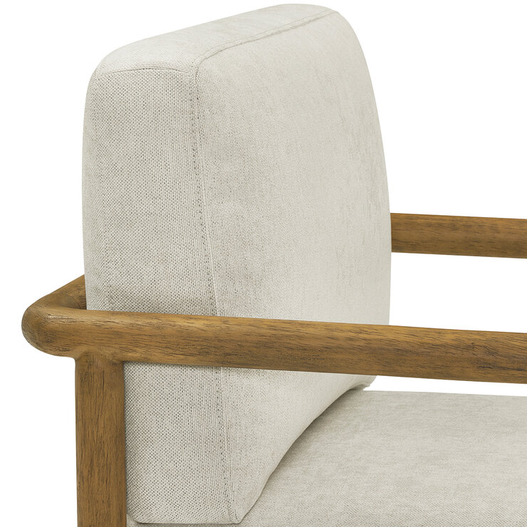 Thomasville, Silla de Tela con Estructura de Madera — Imagen 4 de 4
