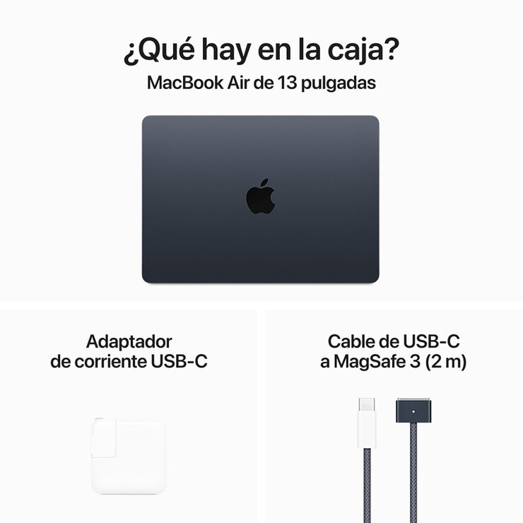 Apple MacBook Air 13" Chip M3 512GB Medianoche  — Imagen 4 de 4