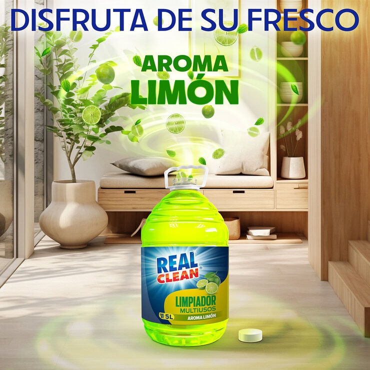 Real Clean Limpiador Multiusos Aroma Limón 5 l — Imagen 3 de 3