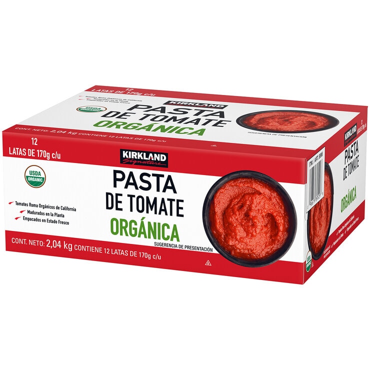 Kirkland Signature Pasta de Tomate Orgánica 12 pzs de 170 g — Imagen 3 de 3