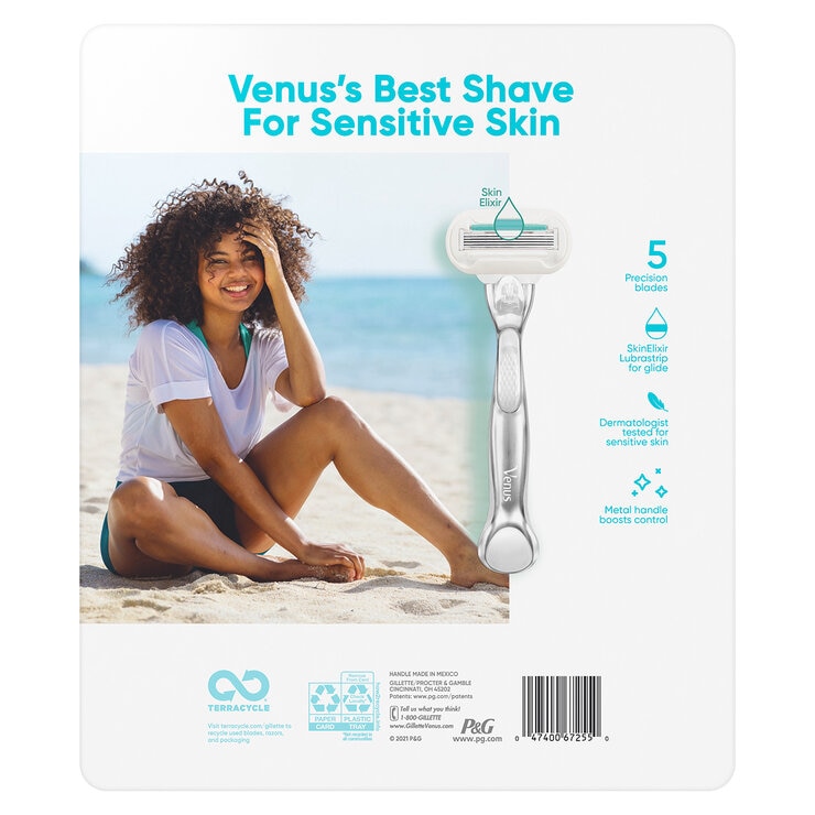 Gillette Venus Deluxe Smooth Sensitive Rastrillo para Afeitar Desechable 11 pzas — Imagen 4 de 4