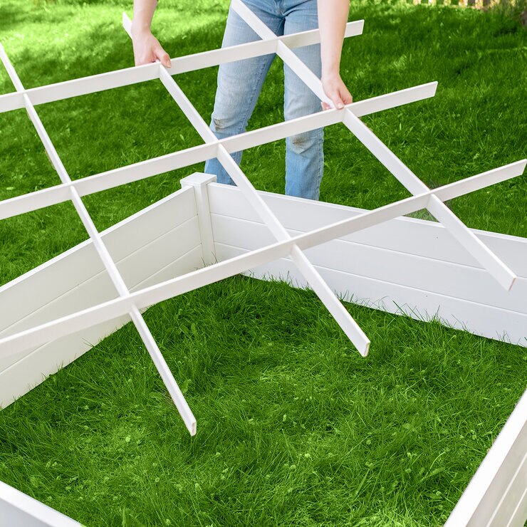 Vita Gardens huerto de dos piezas con rejilla guía — Imagen 2 de 4