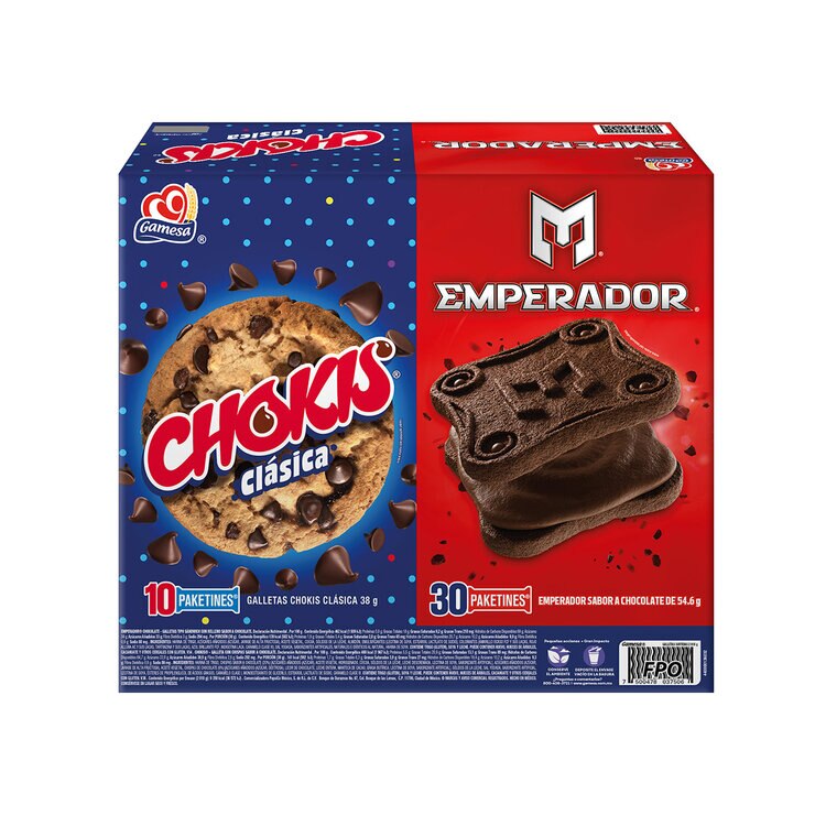 Emperador y Chokis Paquete de Galletad 2.1 kg — Imagen 2 de 4