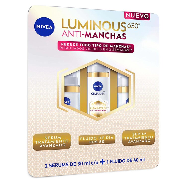 NIVEA Rutina Anti manchas Luminous630 2 pzas — Imagen 1 de 2