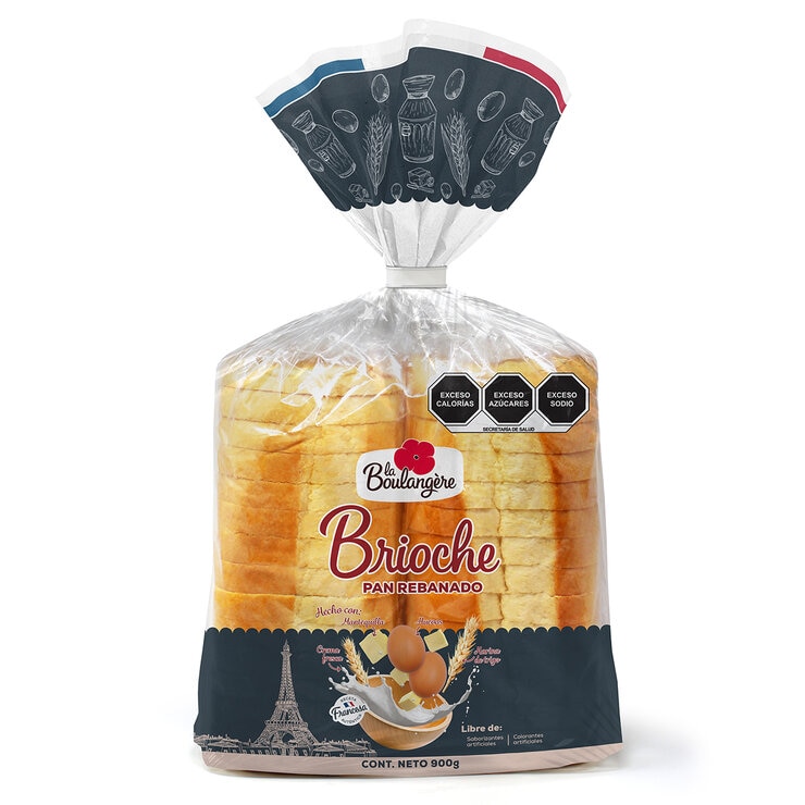 La Boulangere Pan Brioche Rebanado 450 g  — Imagen 1 de 4