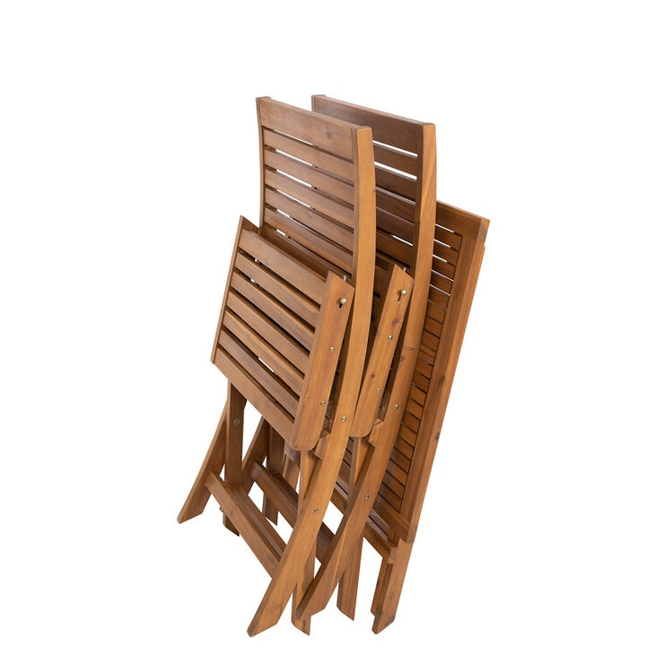 Hanie Design, Marlo Juego Tipo Bistro Plegable de 3 Piezas — Imagen 3 de 4