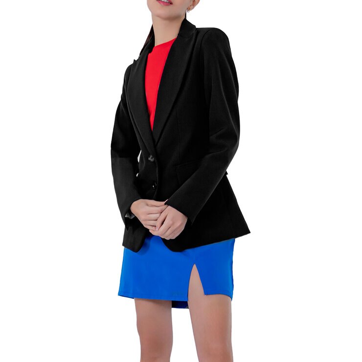 Shyla, Blazer Corto Color Negro, para Dama, Varias Tallas — Imagen 1 de 2