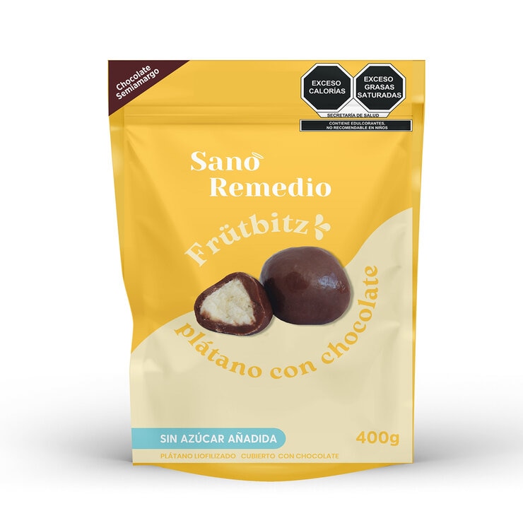 Frütbitz Plátano con Chocolate 400 g — Imagen 1 de 3