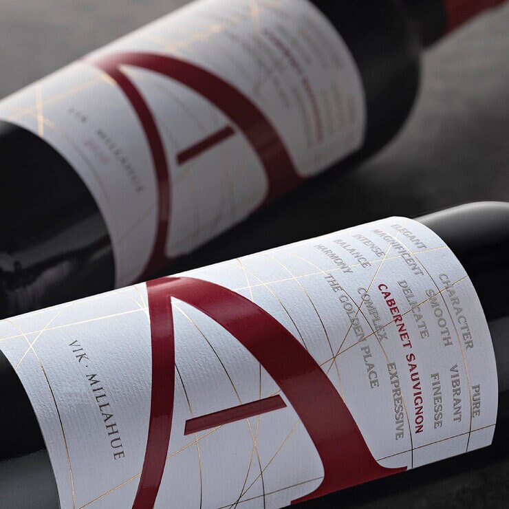 Vino Tinto VIK A Cabernet Sauvignon 750 ml — Imagen 2 de 4