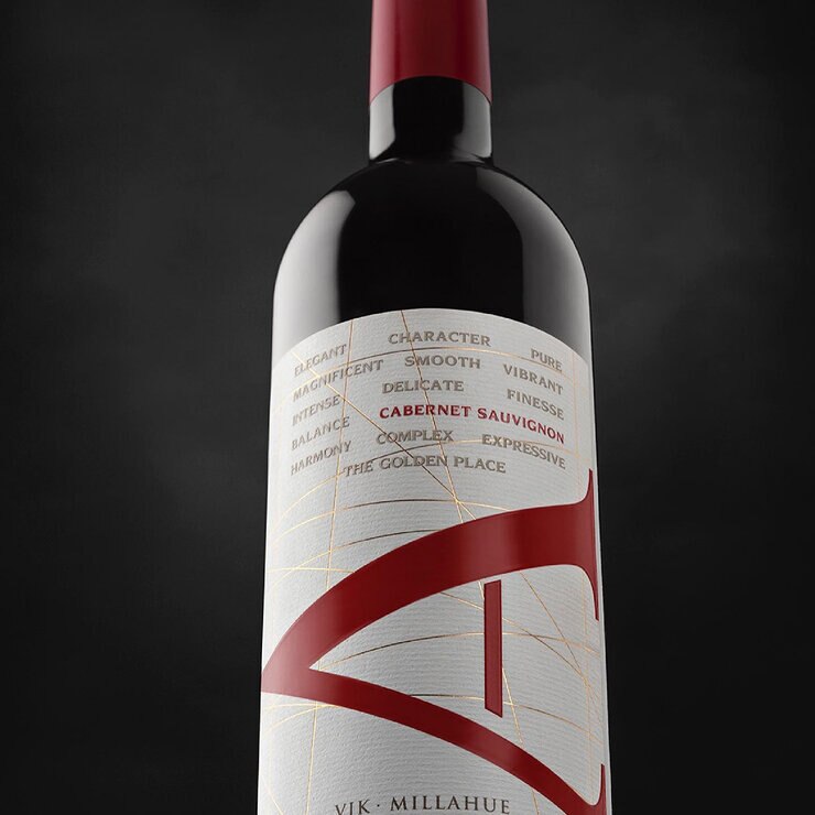 Vino Tinto VIK A Cabernet Sauvignon 750 ml — Imagen 3 de 4