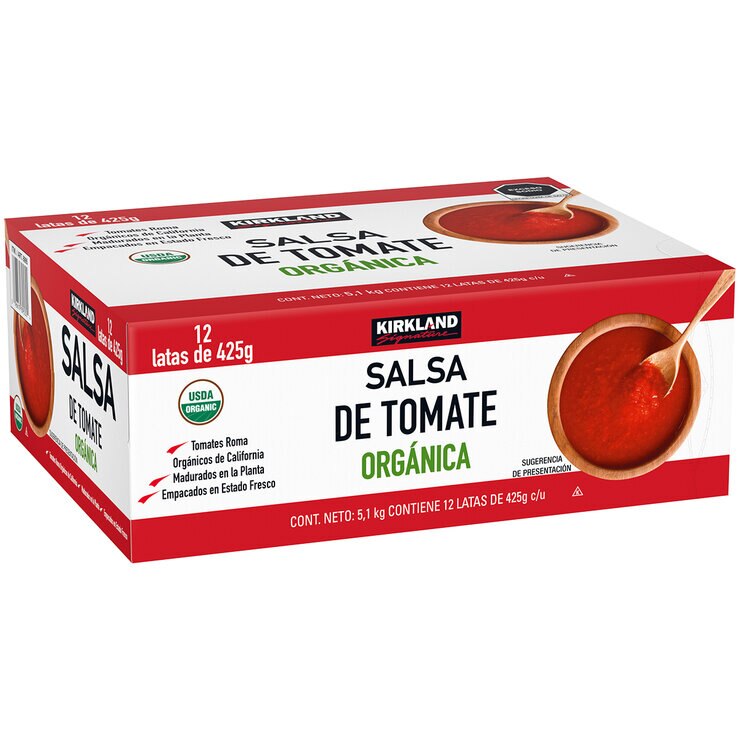 Kirkland Signature Salsa de Tomate Orgánica 12 pzs de 425 g — Imagen 2 de 3