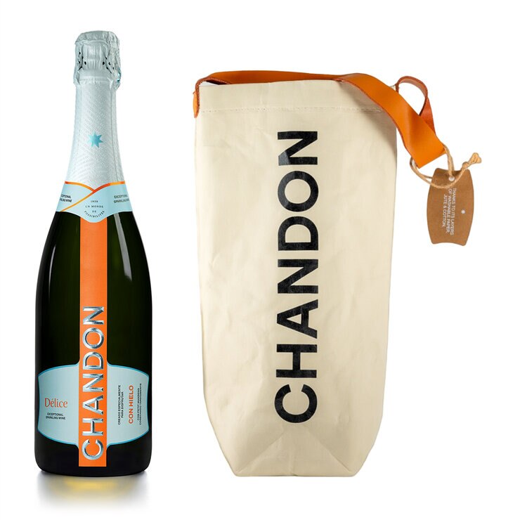 Vino Espumoso Chandon Délice 750 ml + Bolsa de Regalo