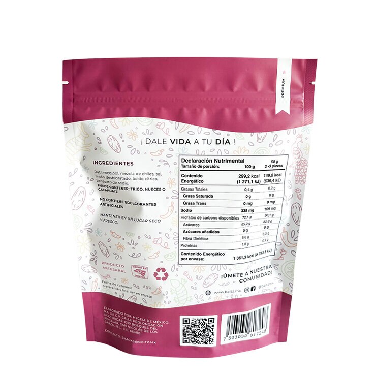 Baitz Dátiles Enchilados 455 g — Imagen 2 de 2