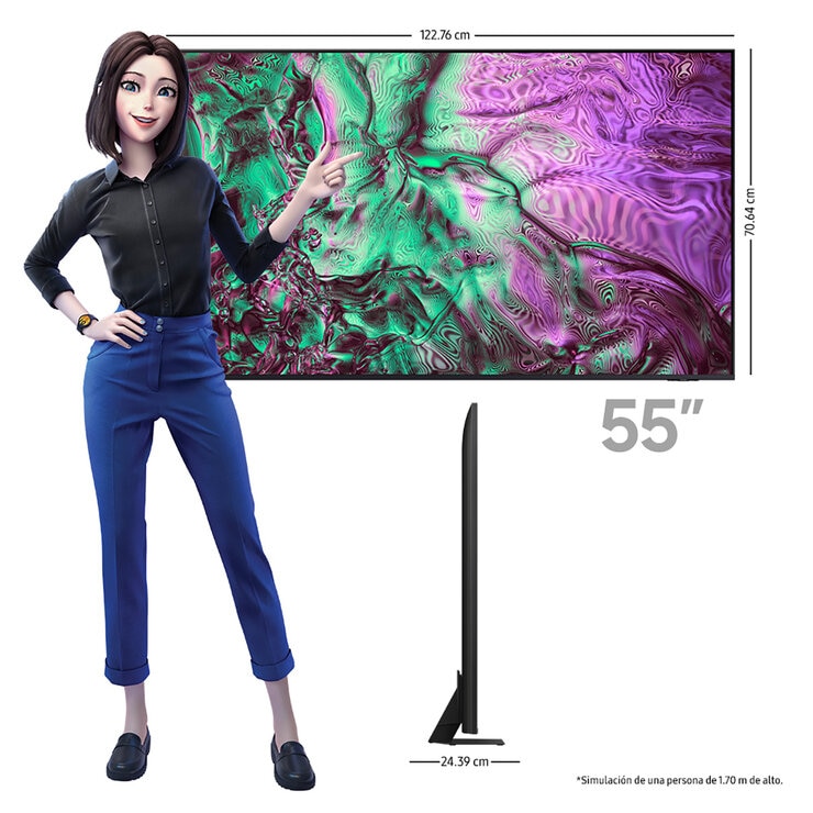 Samsung Pantalla 55" NEO QLED 4K Smart TV — Imagen 2 de 4
