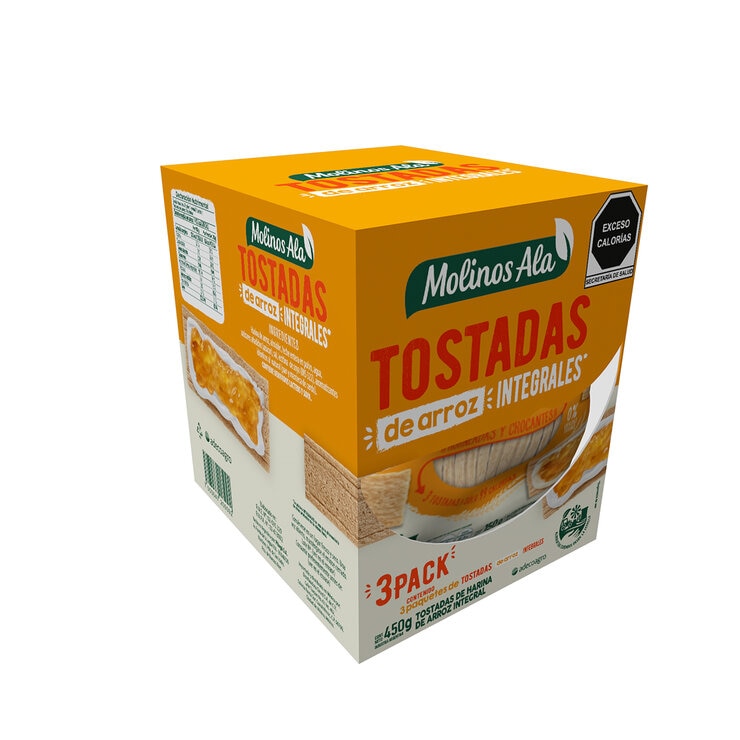 Molinos Ala Tostadas de Arroz Integrales 450 g — Imagen 4 de 4