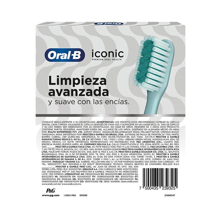 Oral-B Cepillos Dentales Iconic Premium 6 pzas — Imagen 2 de 4