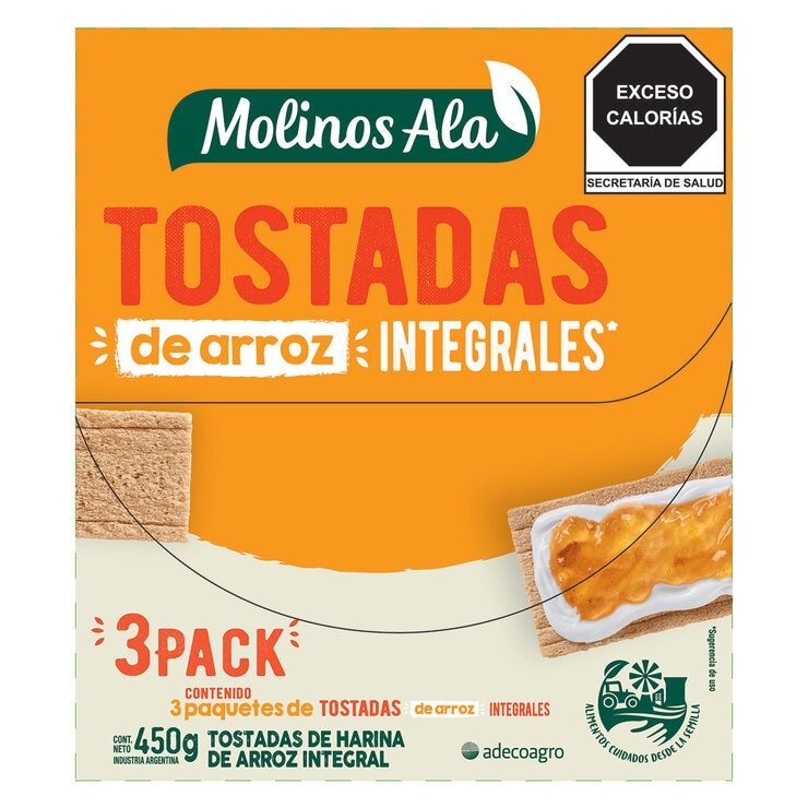 Molinos Ala Tostadas de Arroz Integrales 450 g — Imagen 1 de 4
