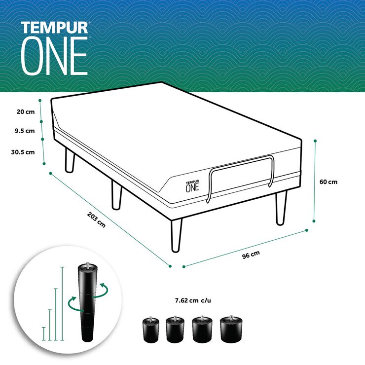 Set Tempur One + Ease Individual — Imagen 2 de 4