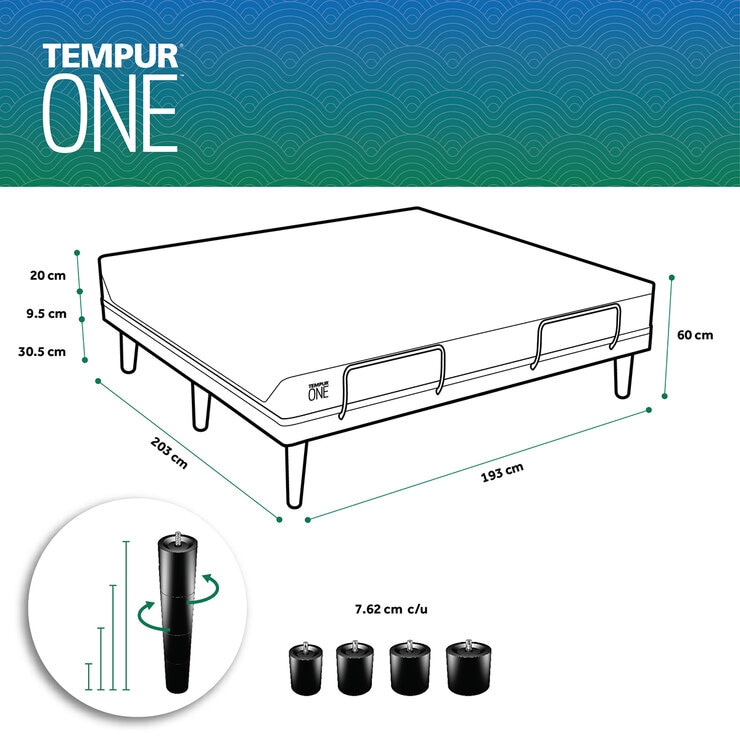 Set Tempur One + Ease King Size — Imagen 2 de 4