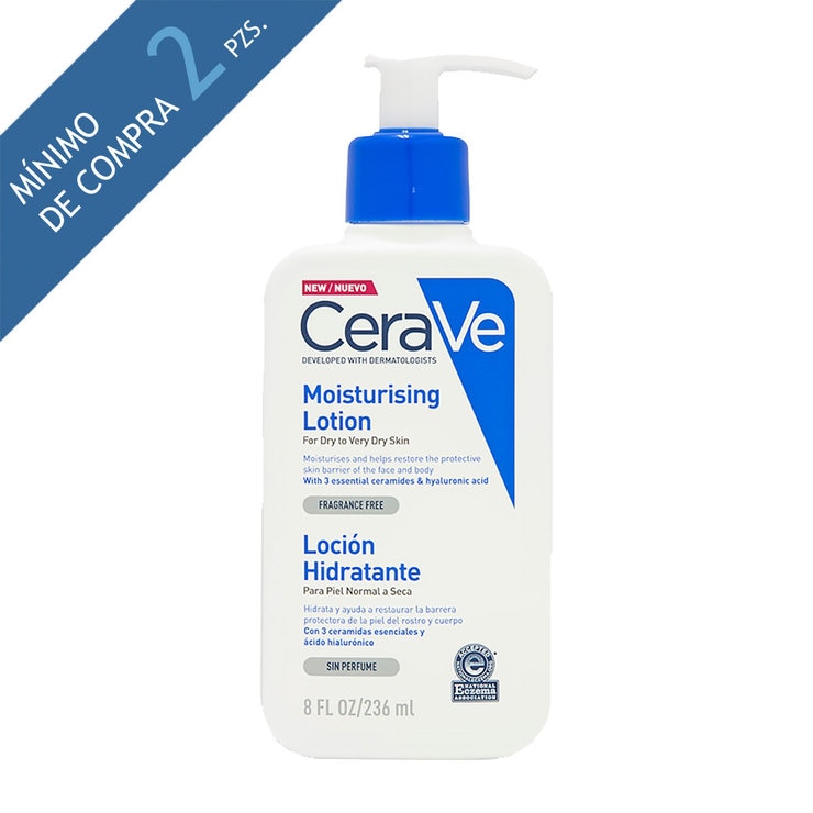 CERAVE LOCIÓN HID 236ML CERAMIDA   AC HIALURÓNICO