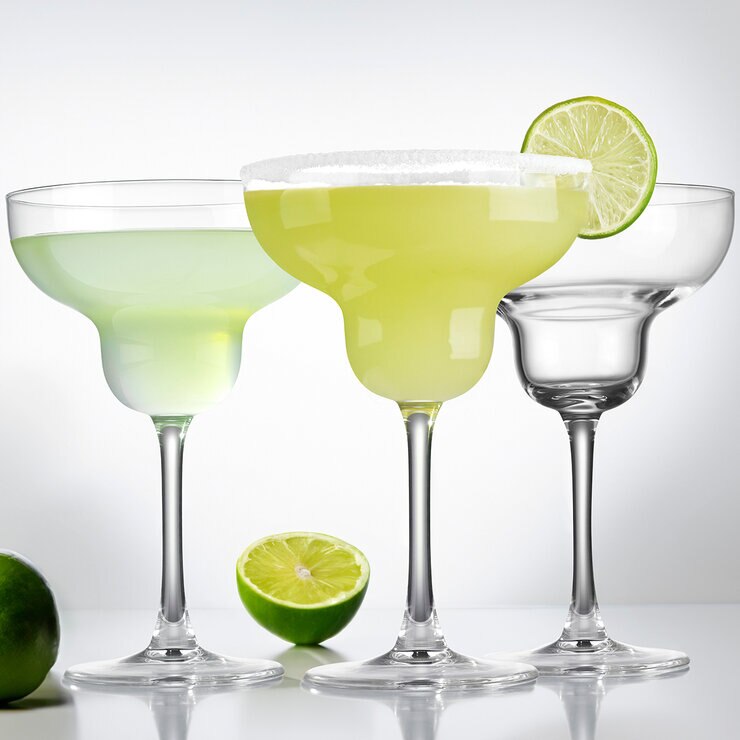 King Crystal Juego de 8 Copas para Margaritas — Imagen 2 de 3