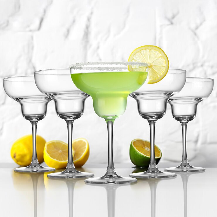 King Crystal Juego de 8 Copas para Margaritas — Imagen 1 de 3