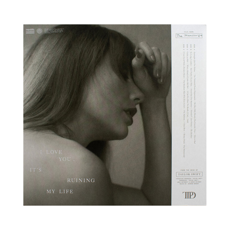 Taylor Swift, The Tortured Poets Department "The manuscript" LP — Imagen 3 de 4