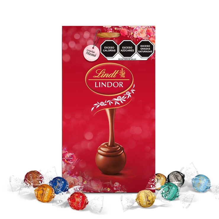 Lindt Lindor Bolsa de Chocolates Rellenos Surtidos 2 piezas de 312 g — Imagen 3 de 4