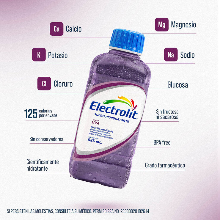 Electrolit 6pk Uva, Coco y Mora 625 ml — Imagen 2 de 4